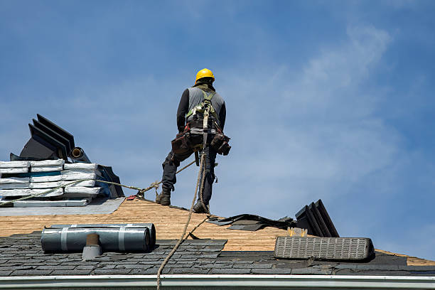 Professional Roofing technician working in Aultman, PA